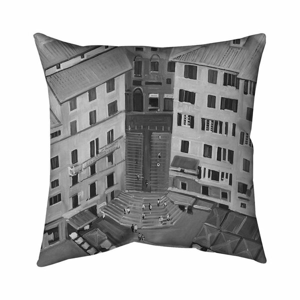 Begin Home Decor 26 x 26 in. Siena City In Italie-Double Sided Print Indoor Pillow 5541-2626-ST42
